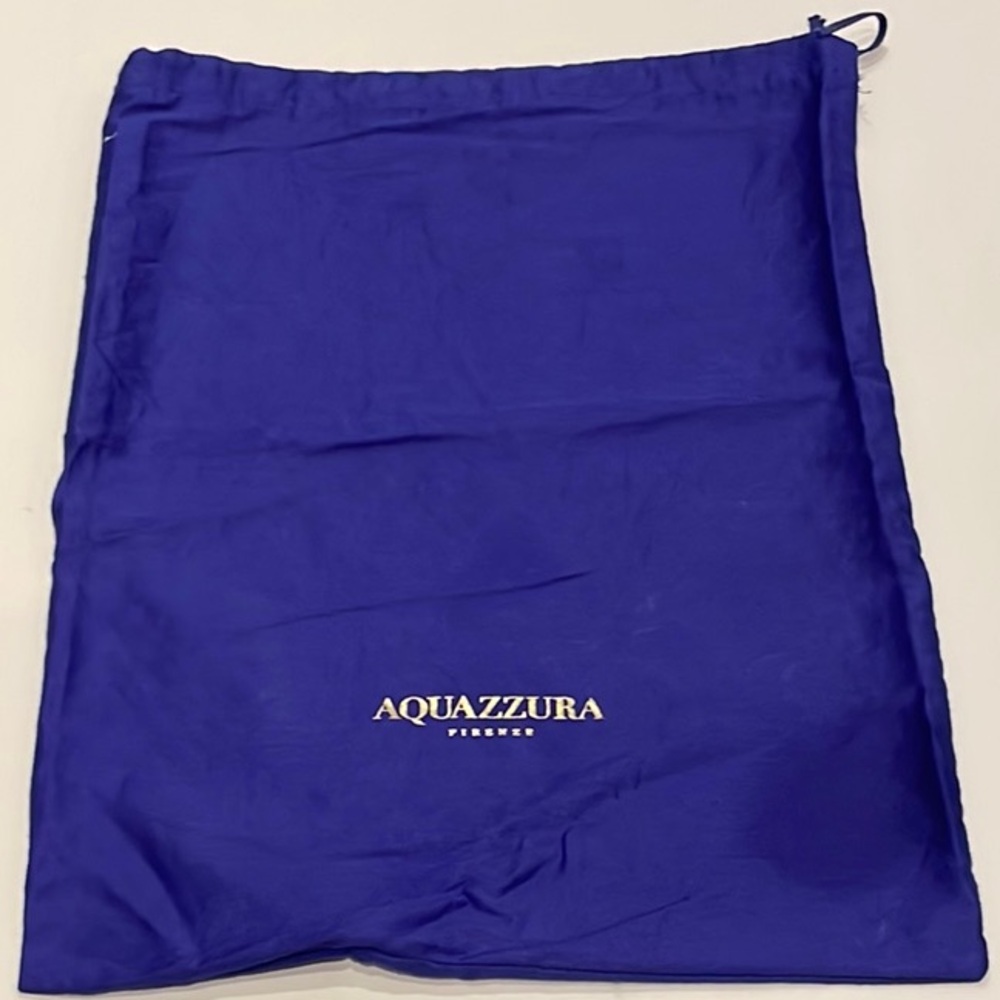 Aquazzura Royal Blue Dust Bag; 11”W x 15”H; Qty 1